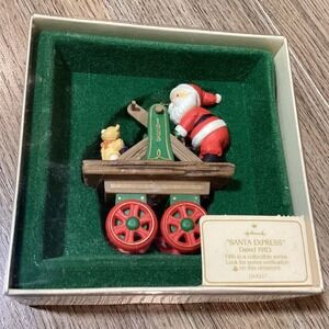 Hallmark Keepsake‎ Ornament Santa Express 1983 Collectible Christmas Ornament